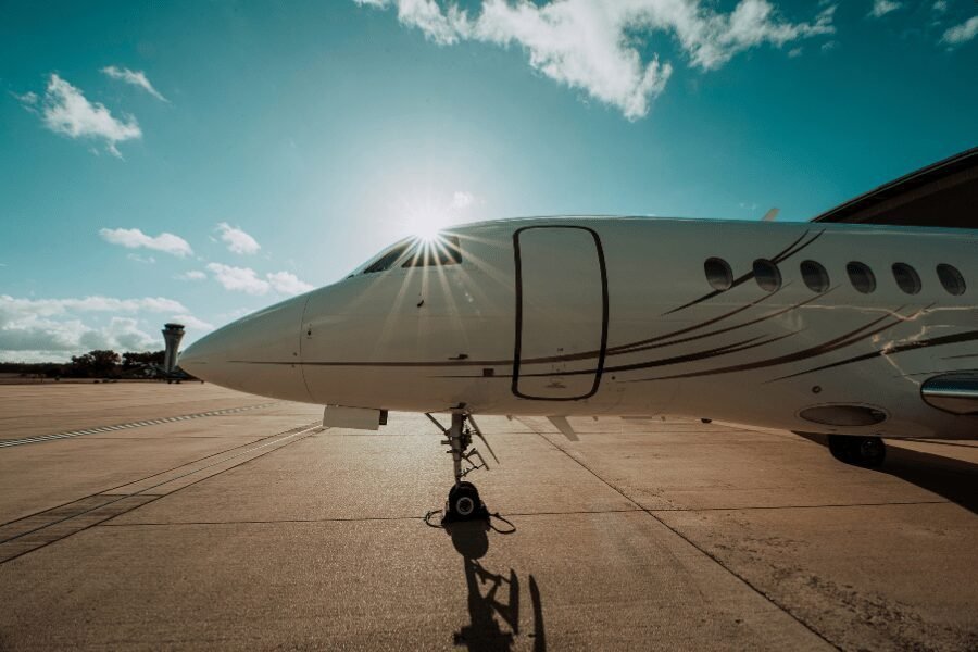 EMMAZE BLOG | Aviation Photography: Best Tips for a Great Private Jet Listing - Exterior of Private Jet
